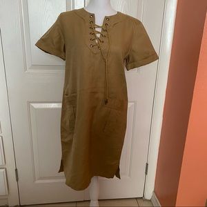 Market & Spruce brown casual dress S